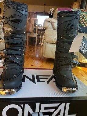 O'Neill Men's Black Motocross Boots